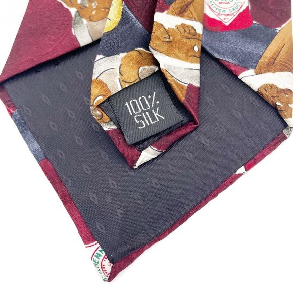 Tabasco Brand 100% Silk Necktie Hot Sauce Pop Culture Men’s Neck Tie - Picture 10 of 12